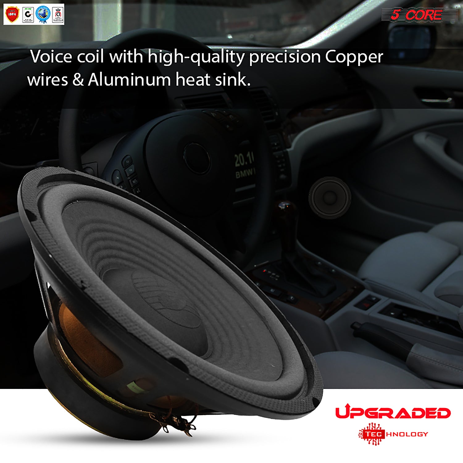 5Core 10 inch Subwoofer Replacement DJ Speaker Car Sub Woofer Loudspeaker WF 10120 - Image 6