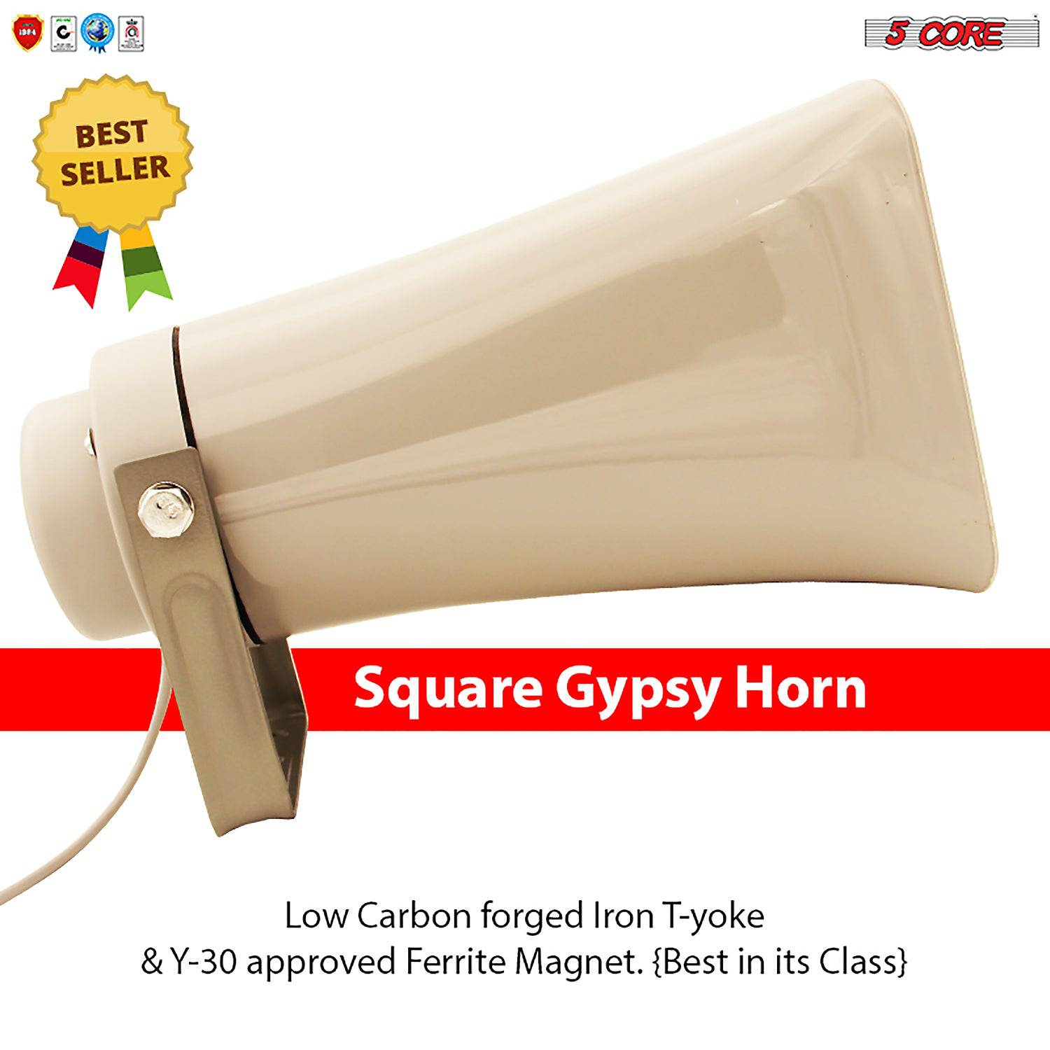 5Core PA Power Horn Indoor Outdoor PRO Waterproof Speaker Driver ABS 2000W Siren SUH-150 - Image 7