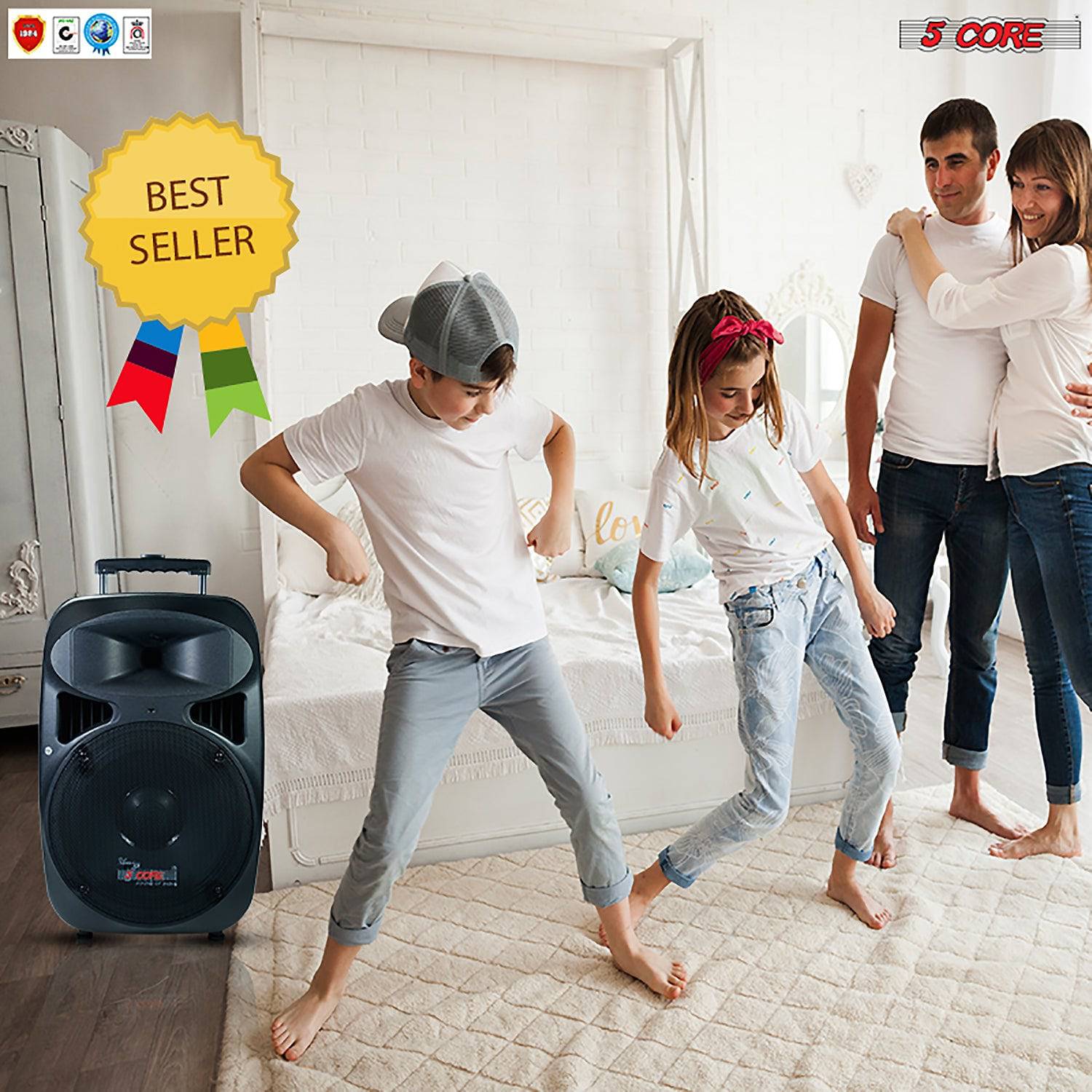 5Core 15 Inches DJ Speaker PA System Passive Bocinas Stage Subwoofer PC 15 - Image 23