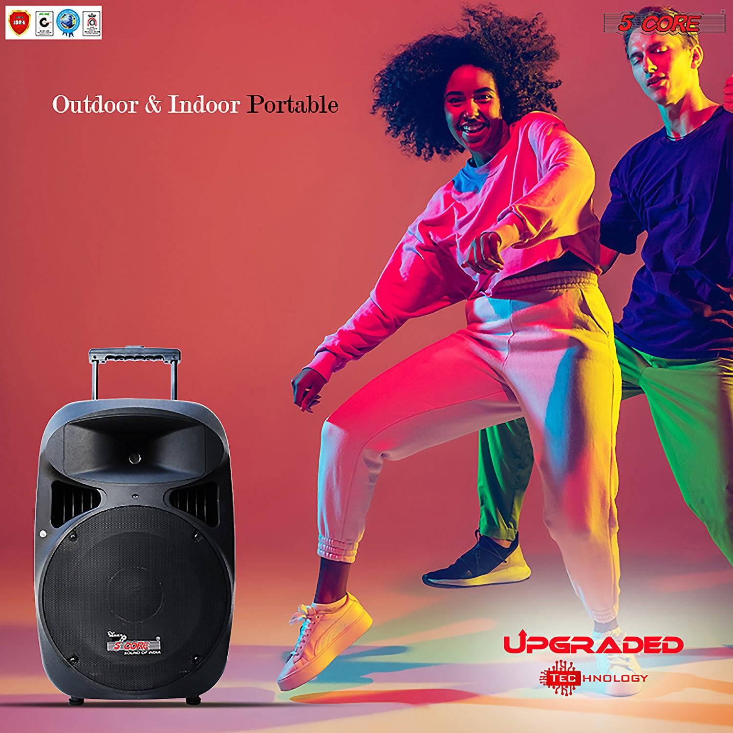 5Core 15 Inches DJ Speaker PA System Passive Bocinas Stage Subwoofer PC 15 - Image 18