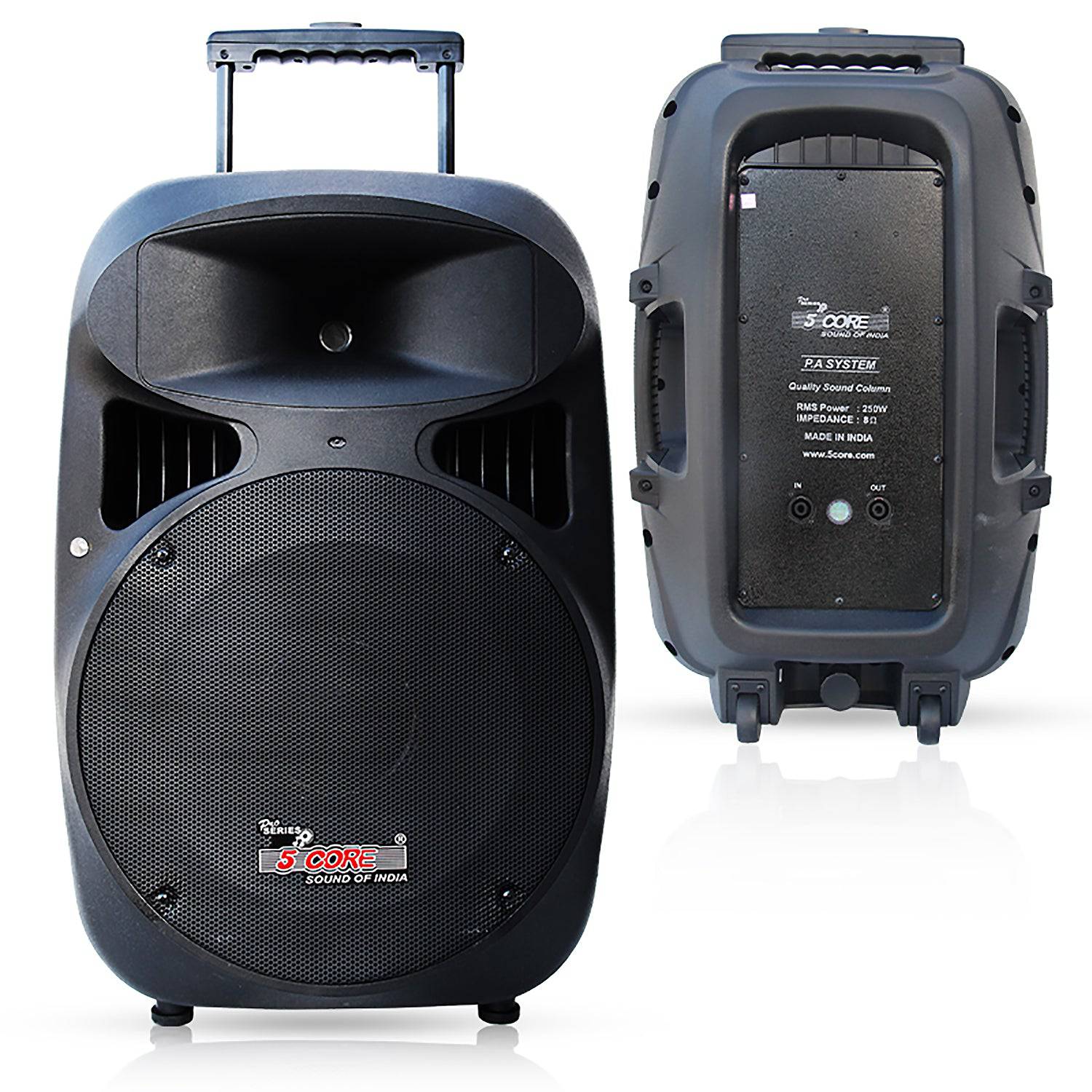 5Core 15 Inches DJ Speaker PA System Passive Bocinas Stage Subwoofer PC 15 - Image 2