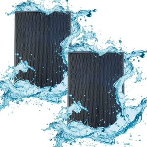 5Core 2 Way 20W Indoor / Outdoor Wall Speakers Pair (2 Pieces) Black -13T BLK 1PK