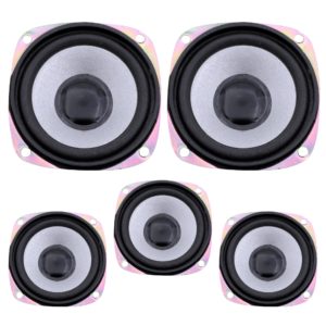5 Core 3" inch Speaker Driver 30W Peak Power 4 Ohm Replacement Full Range Audio Driver - WF 3 inch DBL SQ 5pcs